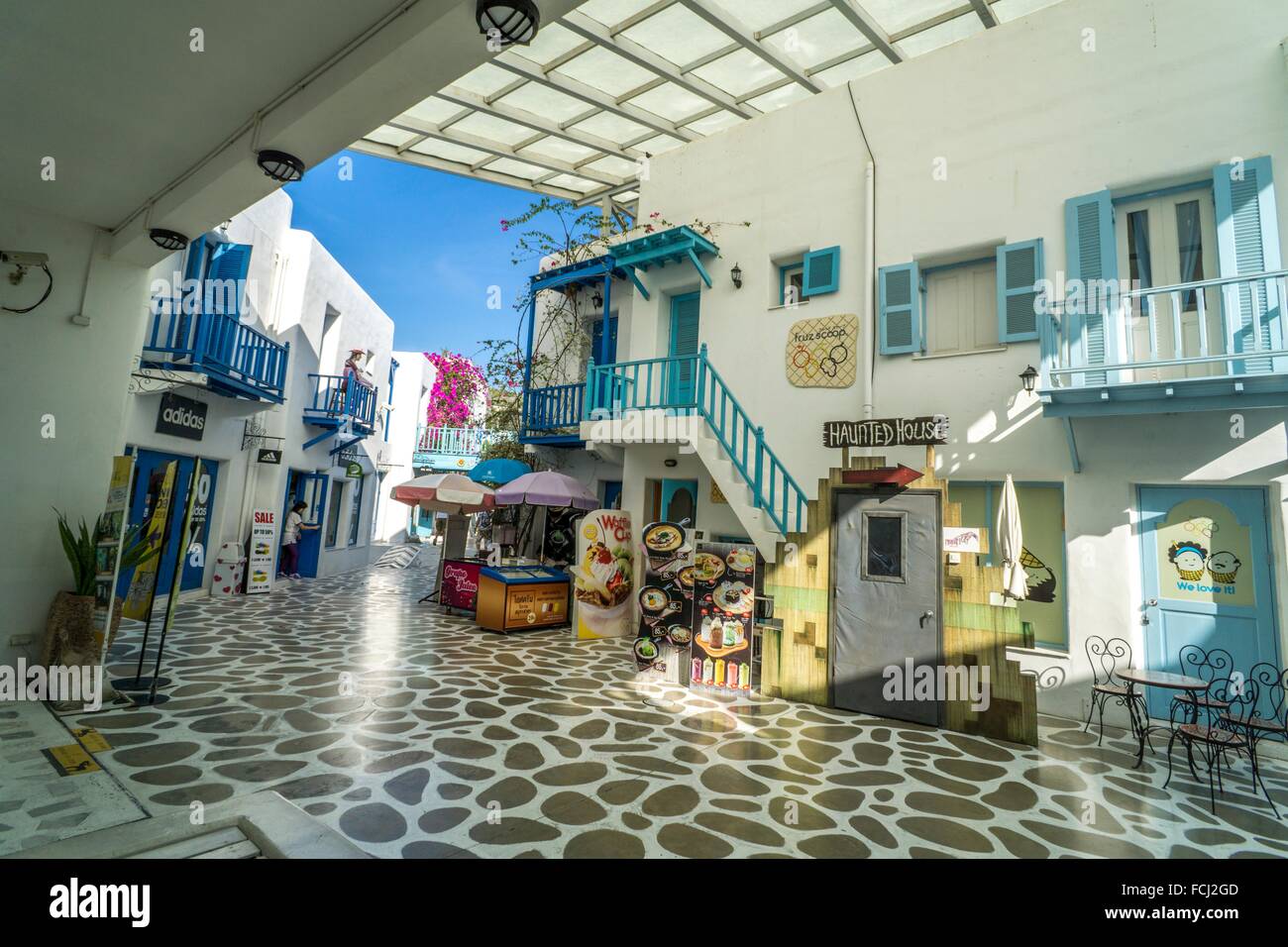 Santorini Park, Hua Hin, Thailand Stock Photo - Alamy