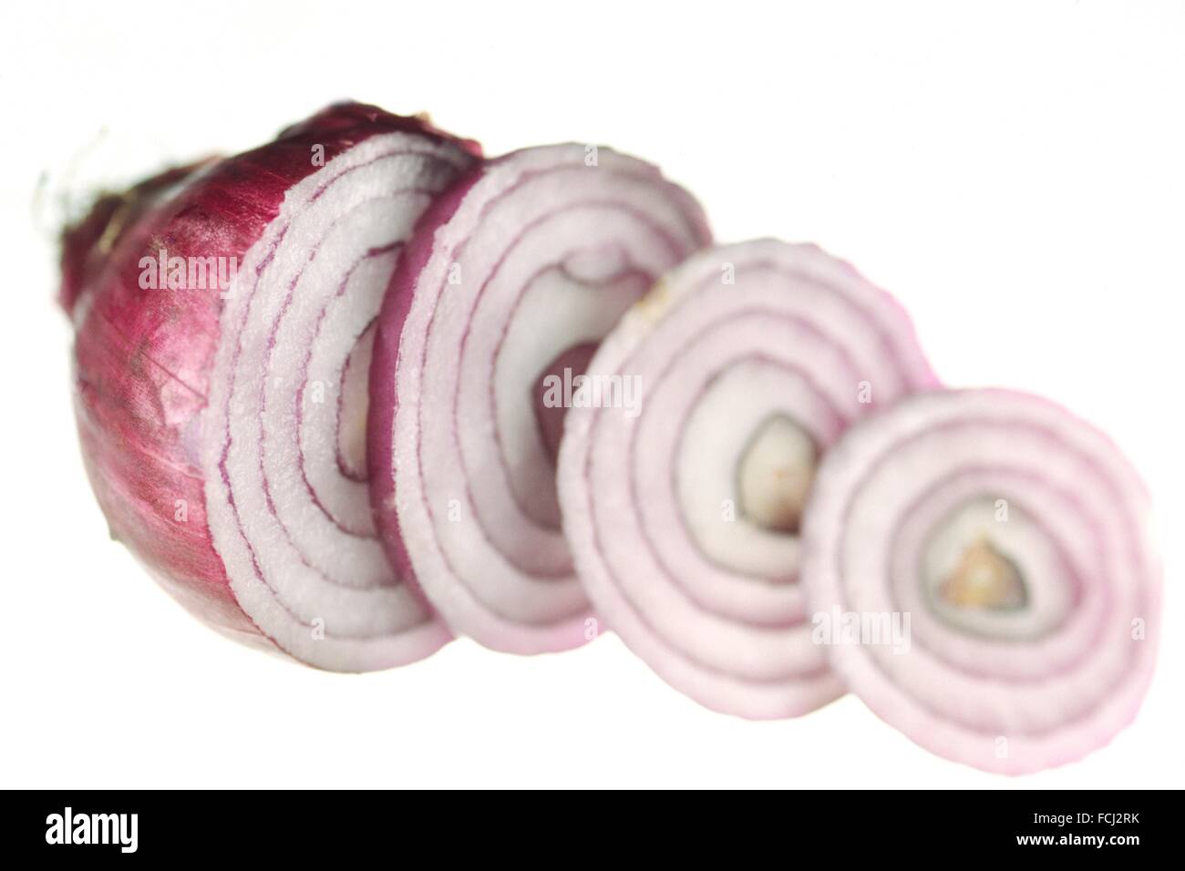 Tropea Red Onion Slice Stock Photo Alamy