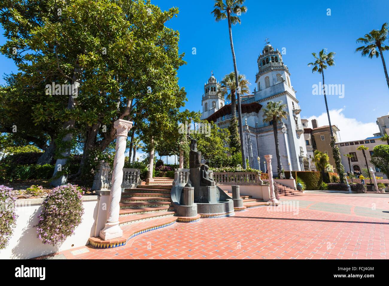 The famous Hearst Castle in California, USA Stock Photo - Alamy