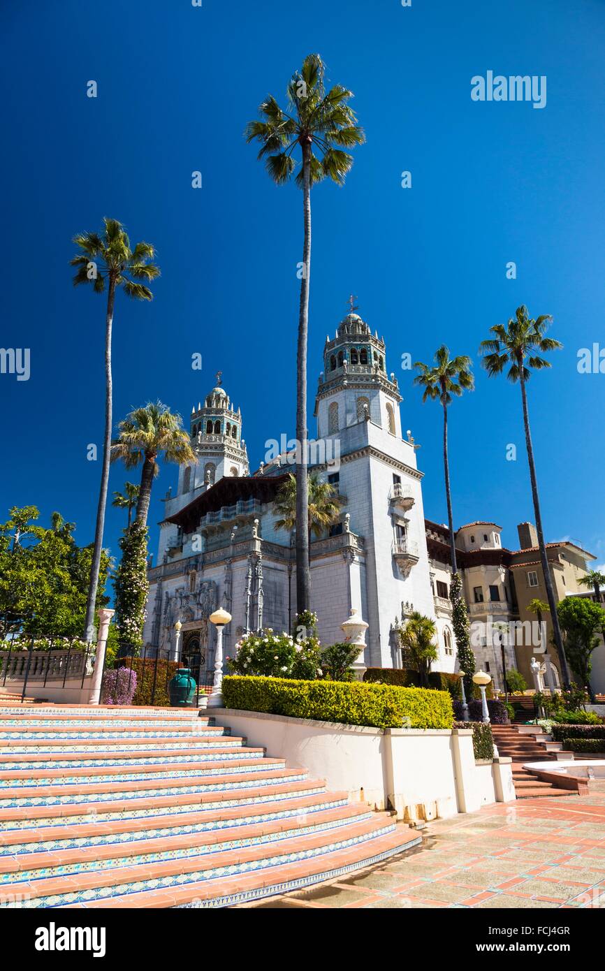 The famous Hearst Castle in California, USA Stock Photo - Alamy
