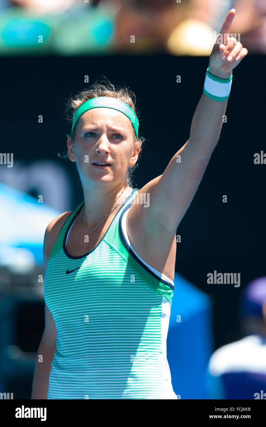 Melbourne, Australia. 23rd Jan, 2016. Victoria Azarenka of Belarus