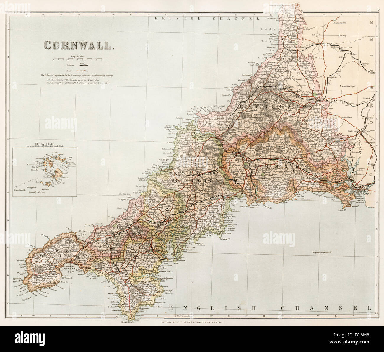 St Austell Cornwall Map Vintage Cornwall Map St Austell High Resolution Stock Photography And  Images - Alamy
