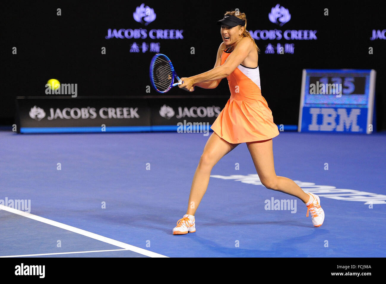 Melbourne Park, Melbourne, Australia, Open Tennis Championships. 22nd Jan, 2016. Sharapova (RUS) Credit: Action Plus Sports/Alamy News Photo - Alamy
