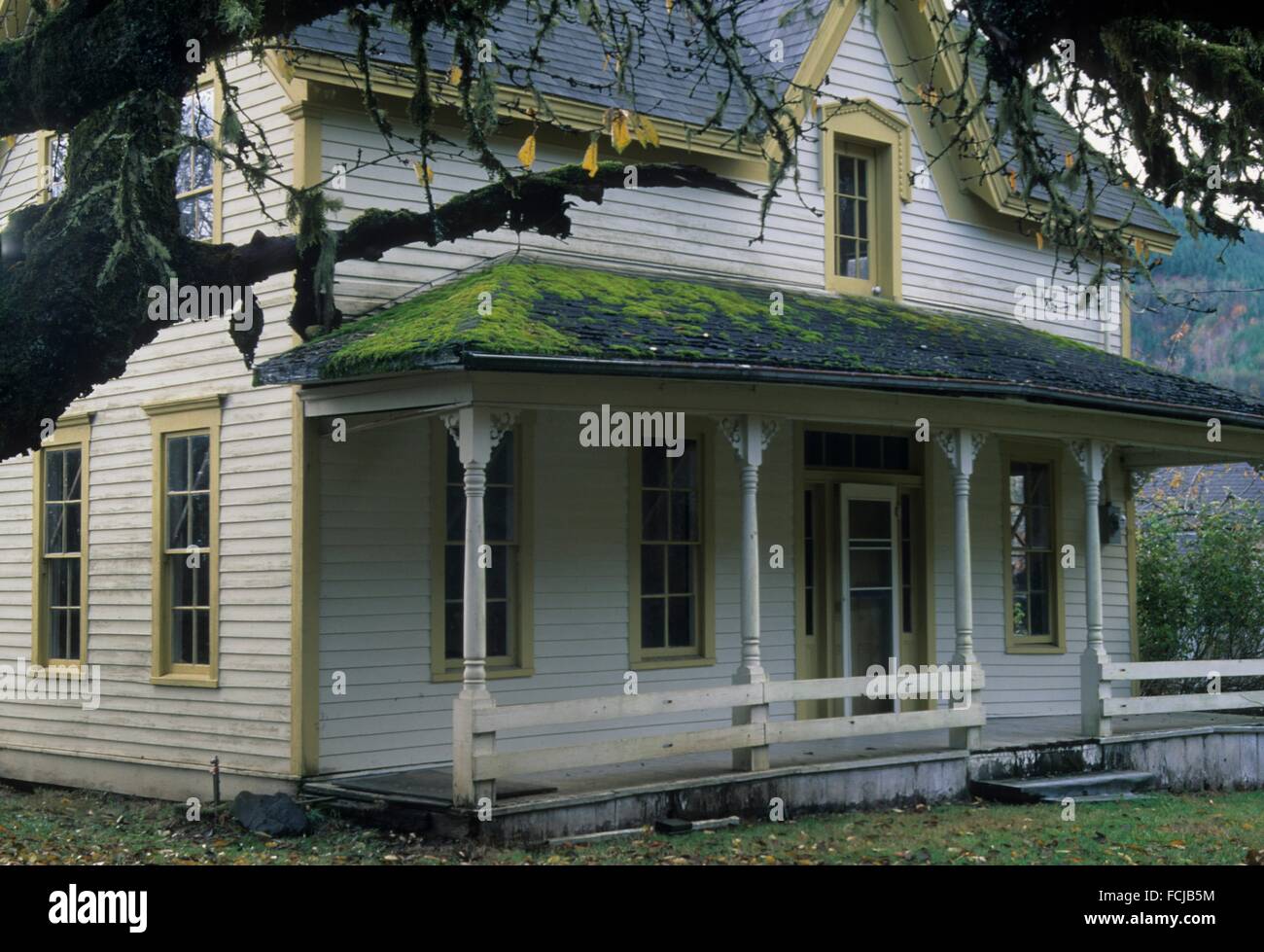 FrantzDunn House, Fort Hoskins Historical Park, Benton County, Oregon Stock Photo Alamy