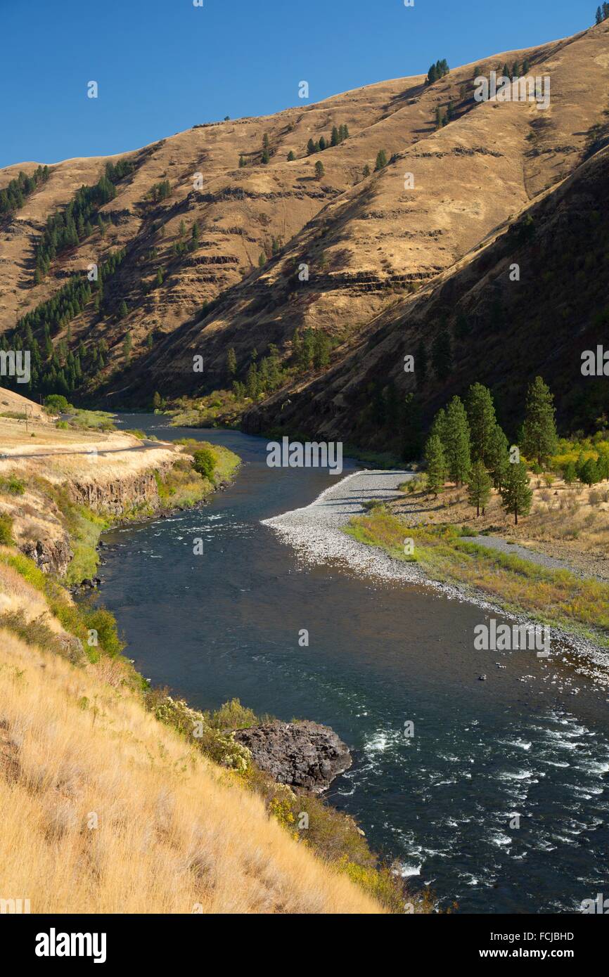 Grande Ronde Wild and Scenic River, Wallowa County, Oregon Stock Photo