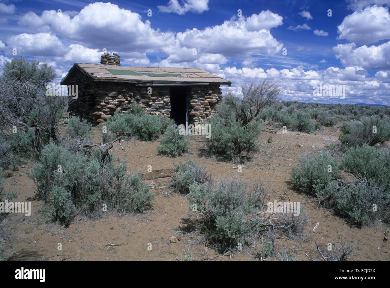 Old stone house, Christmas Valley National Back Country Byway, Oregon