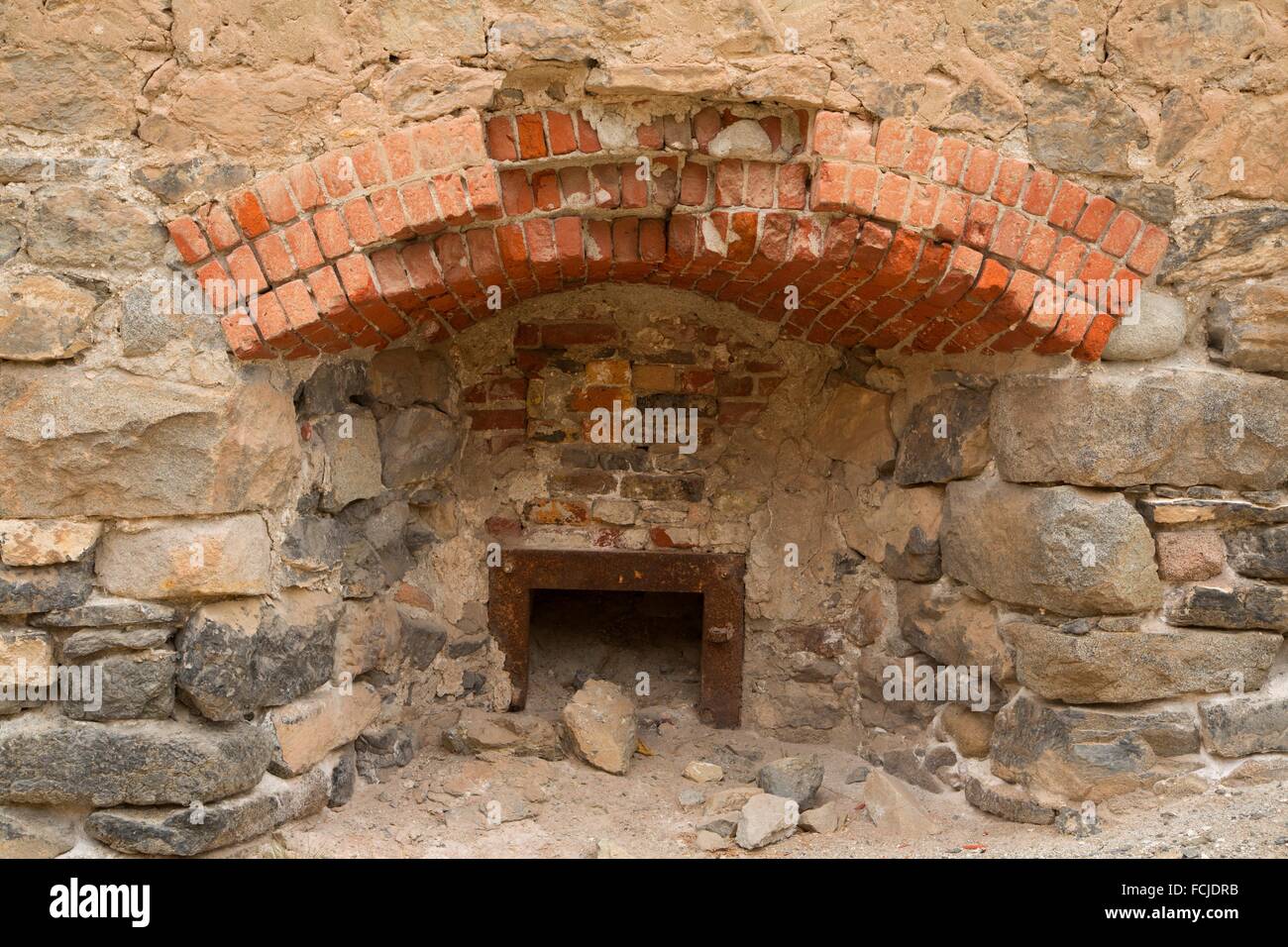 Grizzly Gulch lime kilns, Helena, Montana Stock Photo Alamy