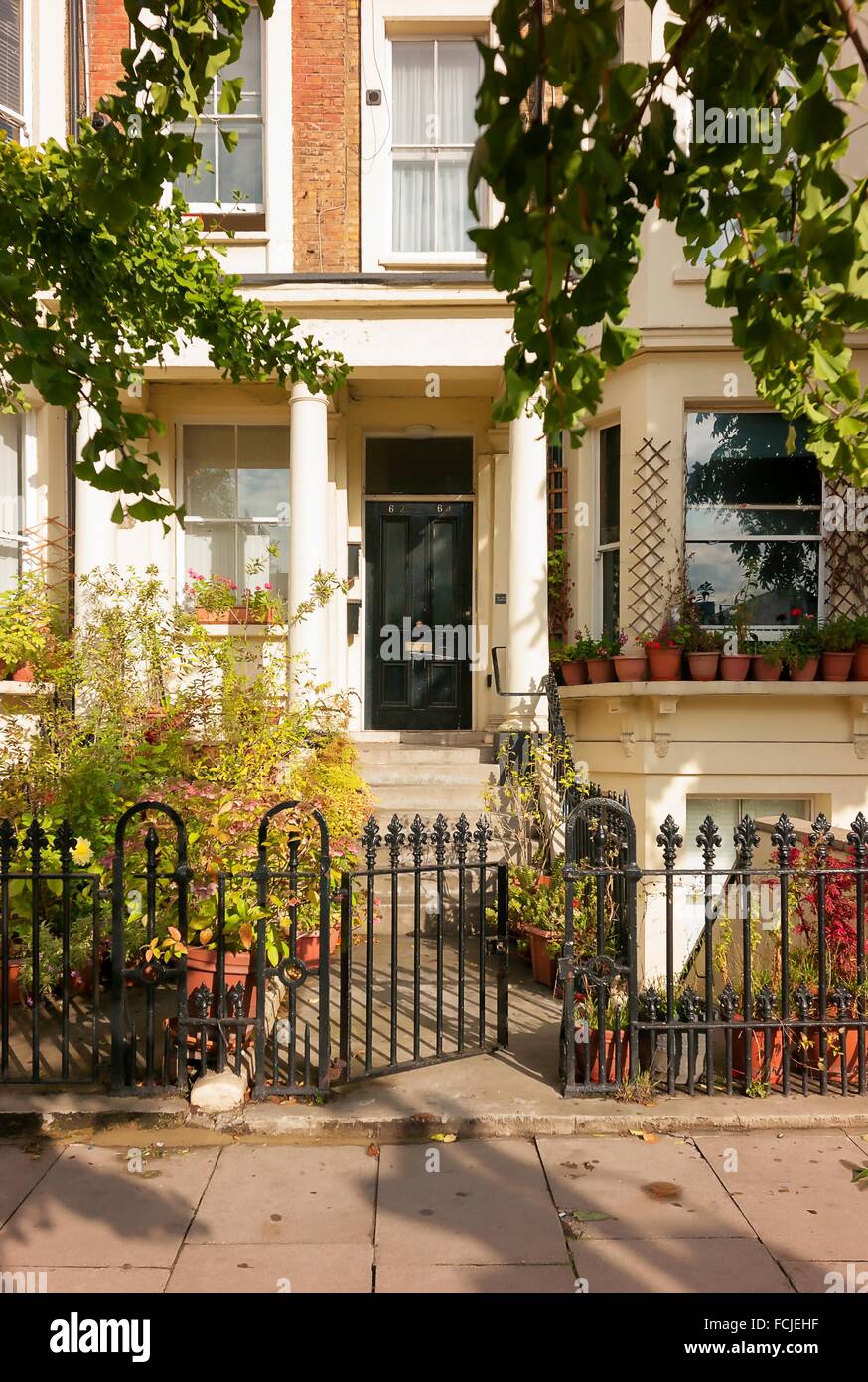 Houses in Earl´s Court ZoneLondon United Kingdom Stock Photo Alamy