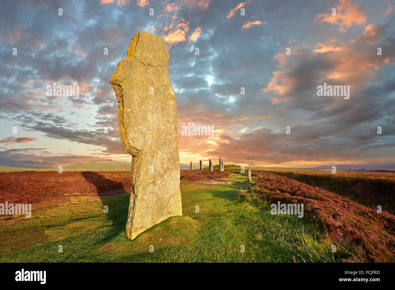 The Ring of Brodgar ( circa 2,500 to 2,000 BC) is a Neolithic henge ...