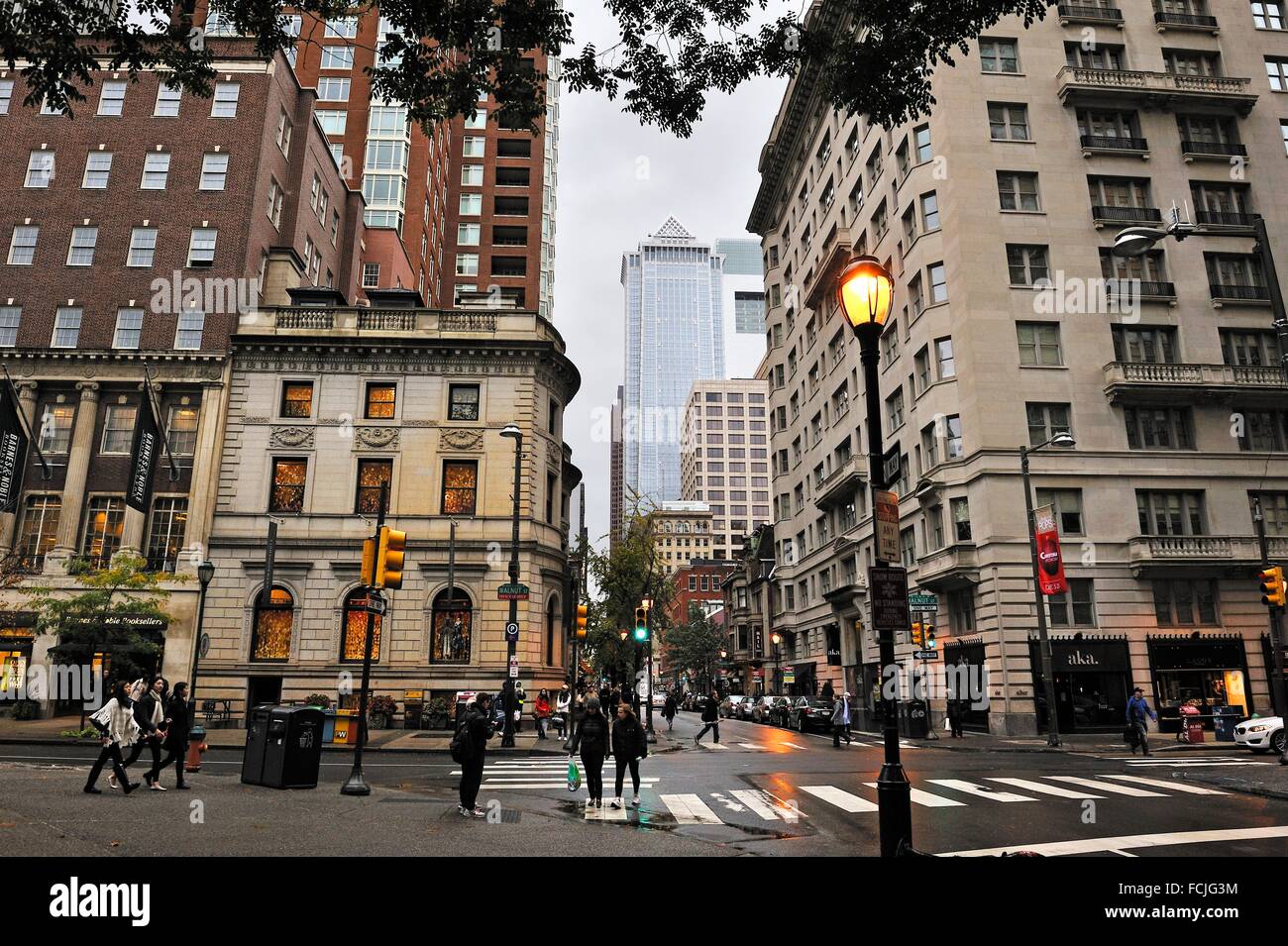 Walnut And 18th Streets Rittenhouse Square District Philadelphia