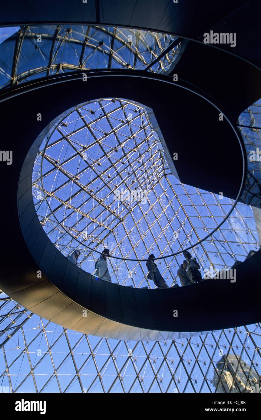 Louvre museum stairs hires stock photography and images Alamy