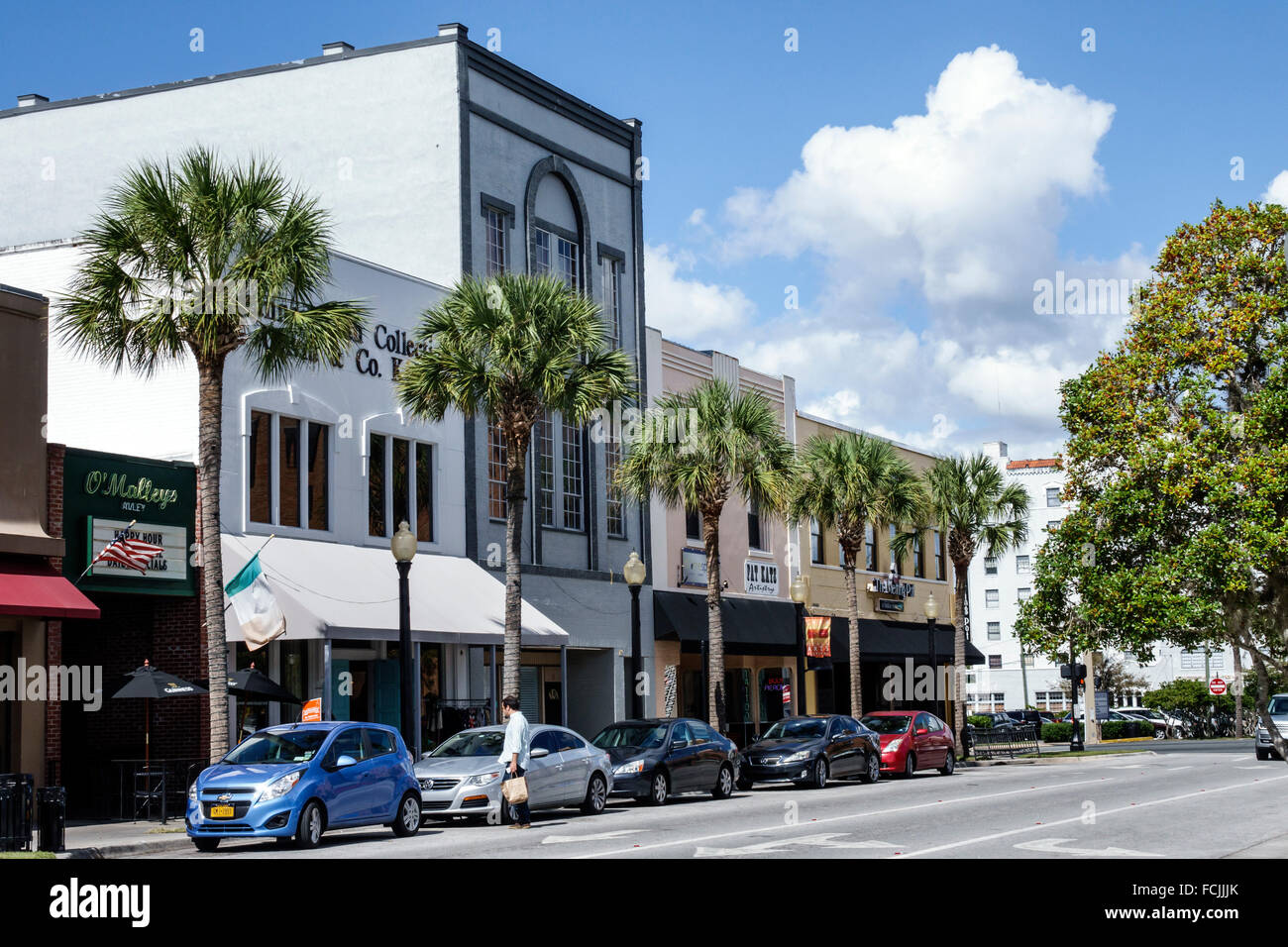 Florida Ocala,downtown,SW Broadway Street,historic,buildings,FL151024009 Stock Photo