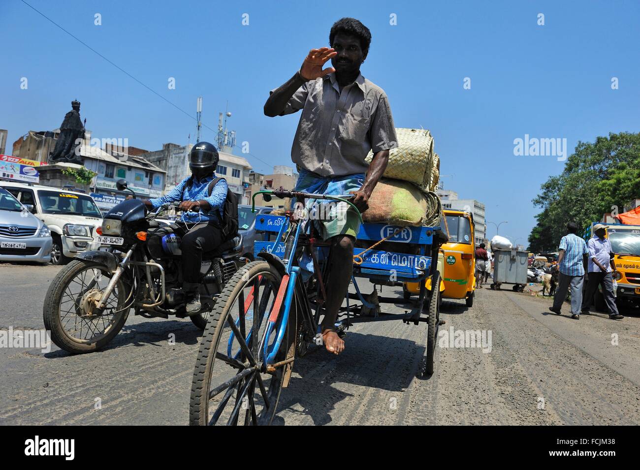 Town neighbourhood, downtown Chennai Madras, Coromandel Coast