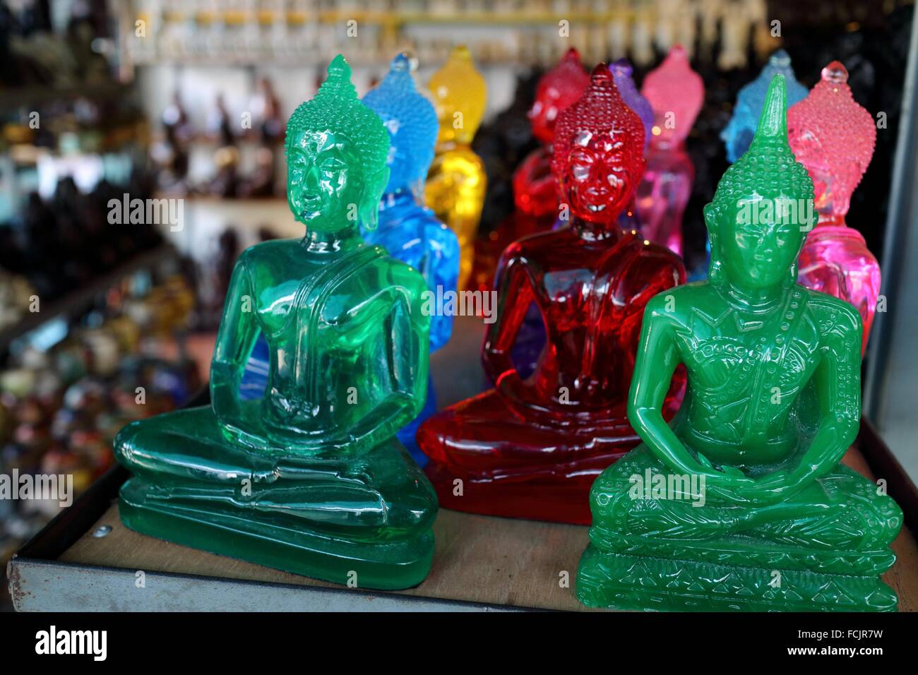 Cambodian handicrafts, Angkor, Siem Reap town, Siem Reap province, Cambodia, Asia Stock Photo