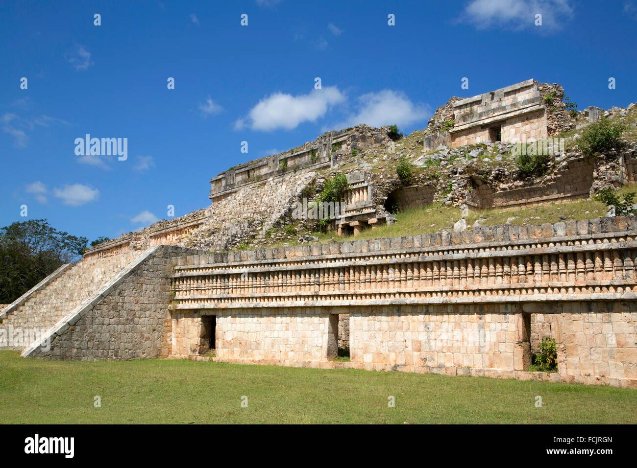 The Palace, Sayil, Mayan Ruins, Yucatan, Mexico Stock Photo - Alamy