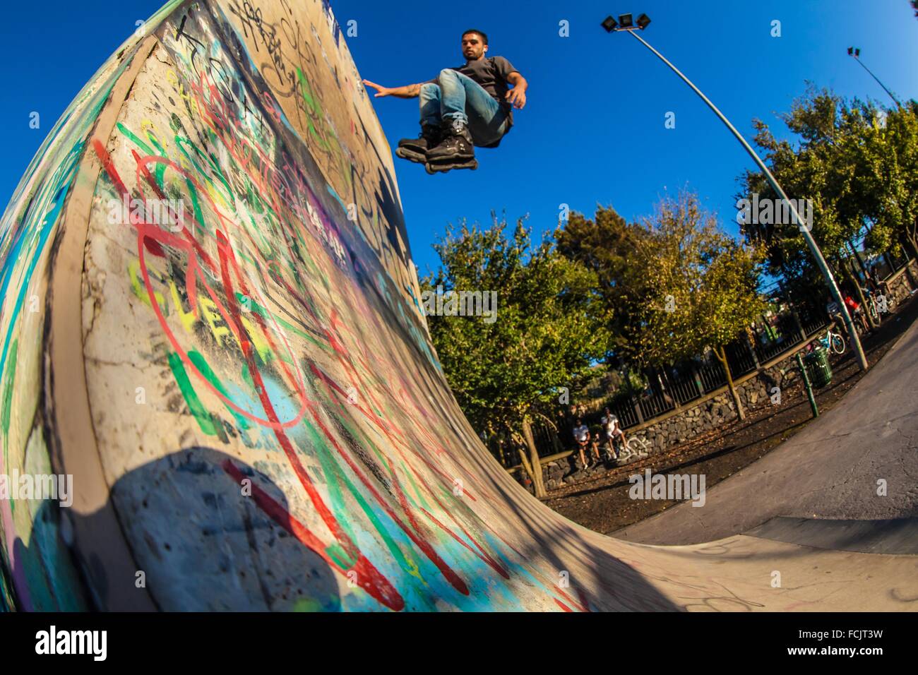 Inline Skating Man Not Rollerblading High Resolution Stock Photography and  Images - Alamy