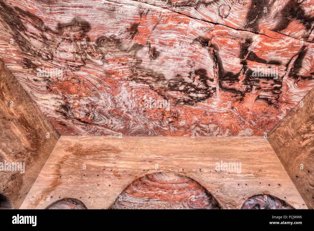 Inside the Urn Tomb, Royal Tombs, Petra, Jordan Stock Photo Alamy