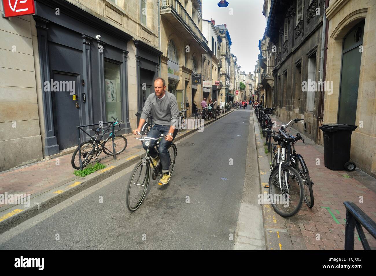 Rue du Loup, Bordeaux, Gironde Department, Aquitaine, France Stock Photo Alamy