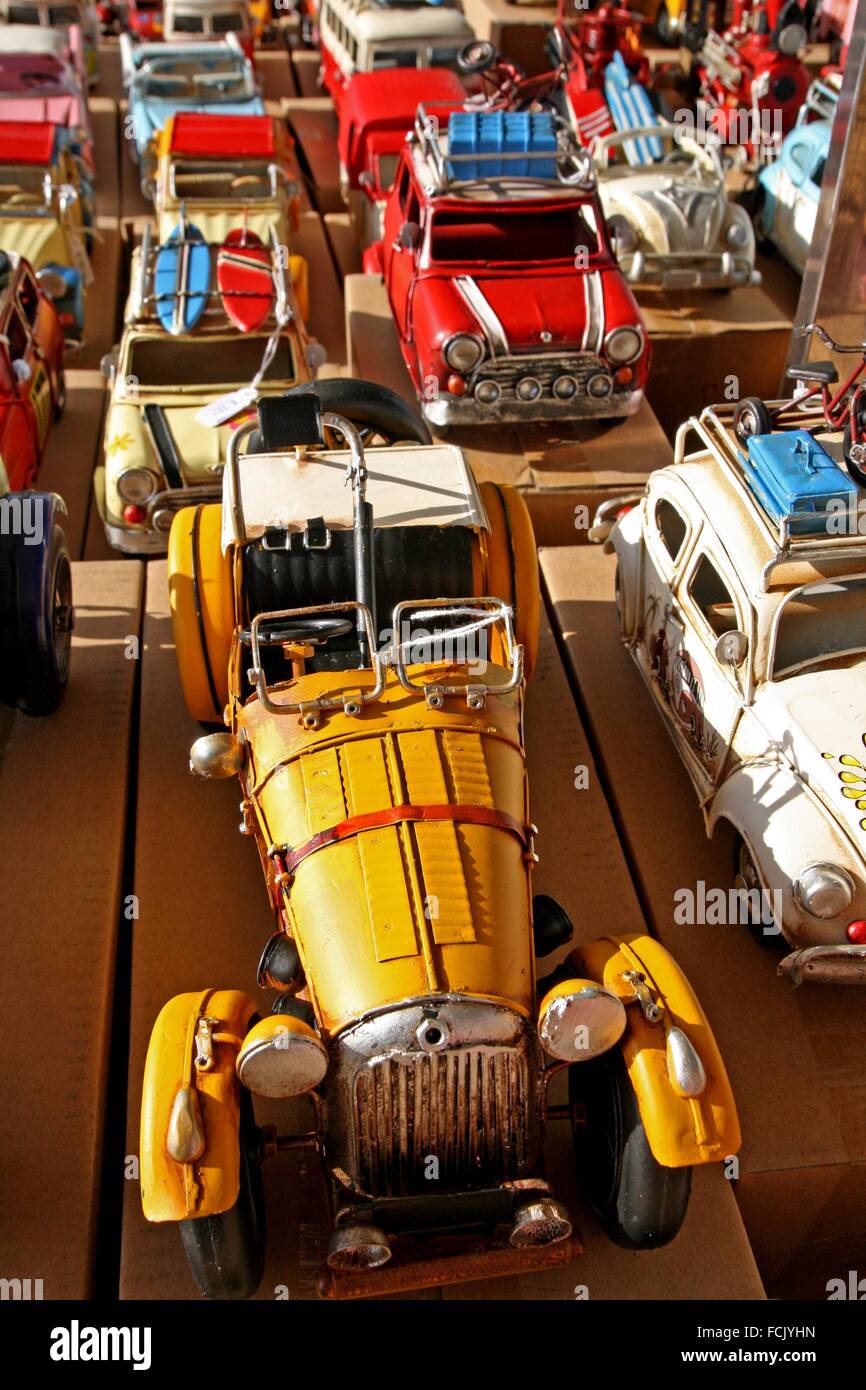 Miniatures of classic cars Stock Photo - Alamy