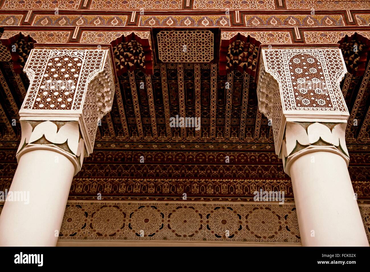 Mnebhi Palace, Museum of Marrakech, Morocco Stock Photo - Alamy