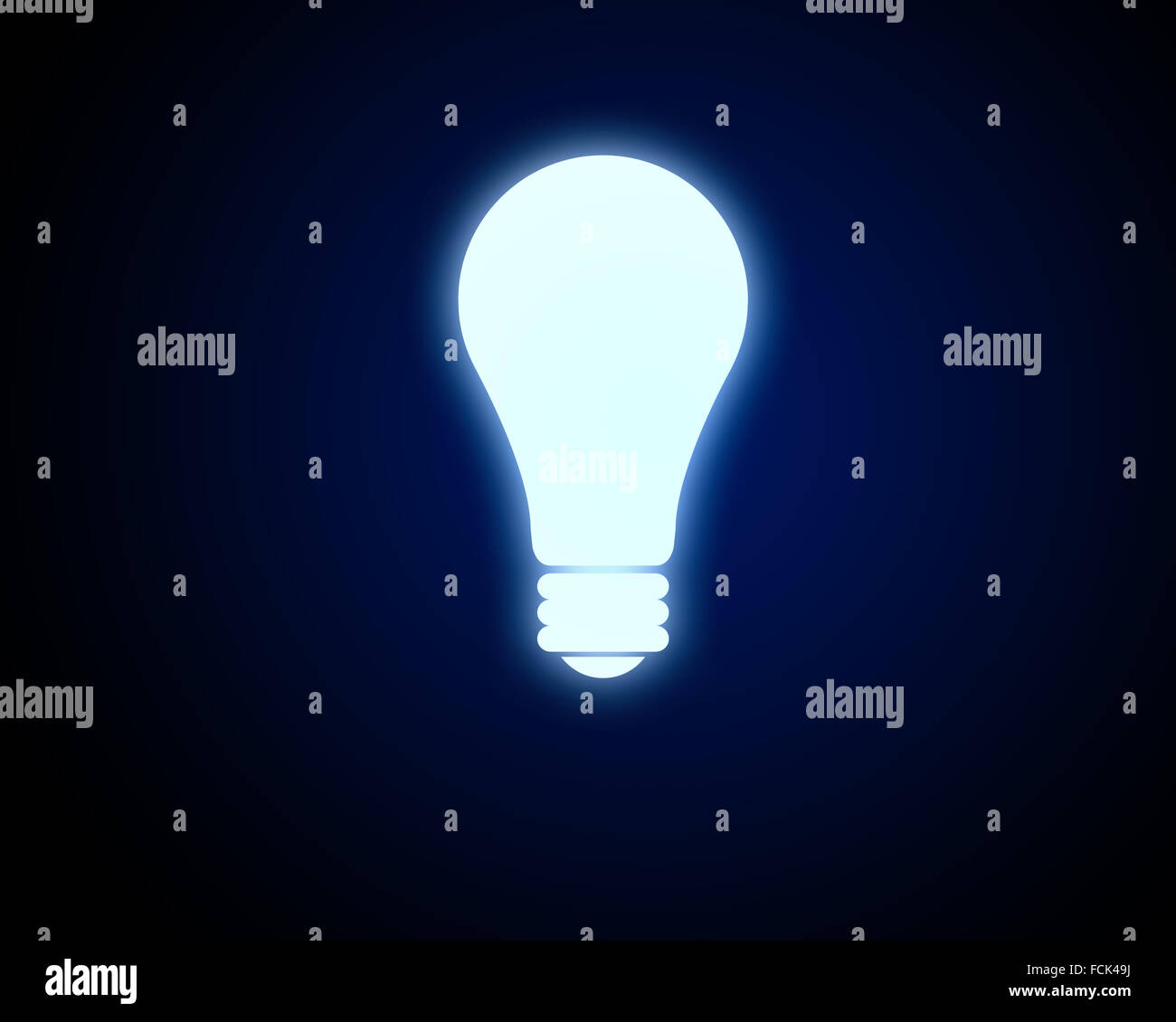 Background image with glowing light bulb. Energy saving Stock Photo Alamy
