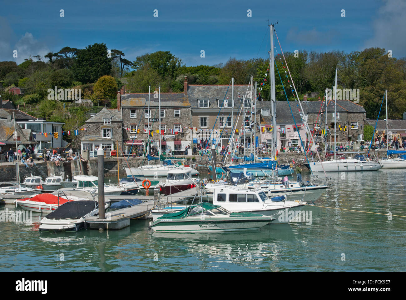 Padstow harbour Cornwall Stock Photo