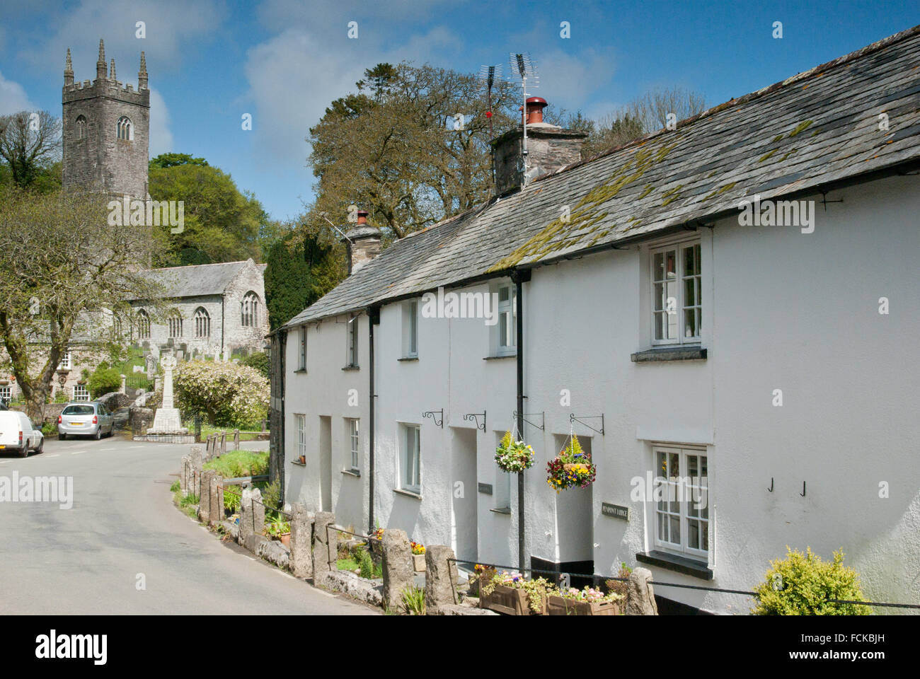 Altarnun Cornwall Stock Photo