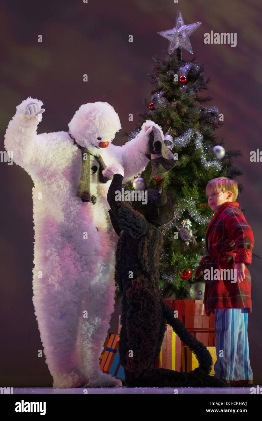 'The Snowman' play performed by The Birmingham Repertory Theatre at the
