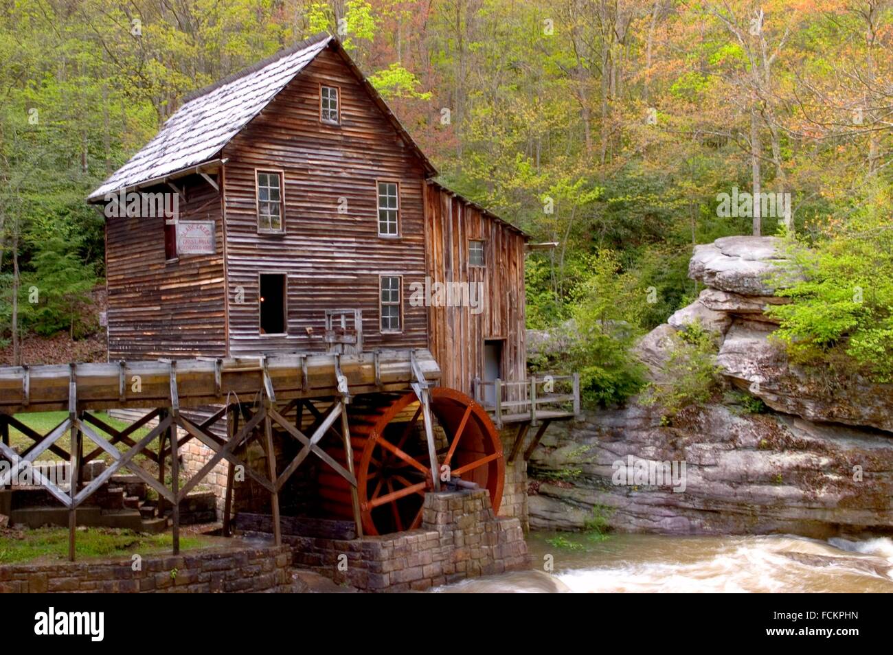 Babcock State Park Grist Mill Southern West Virginia Near New