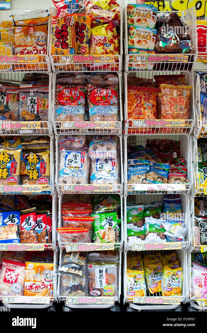 Snacks In Japan Stock Photo Alamy