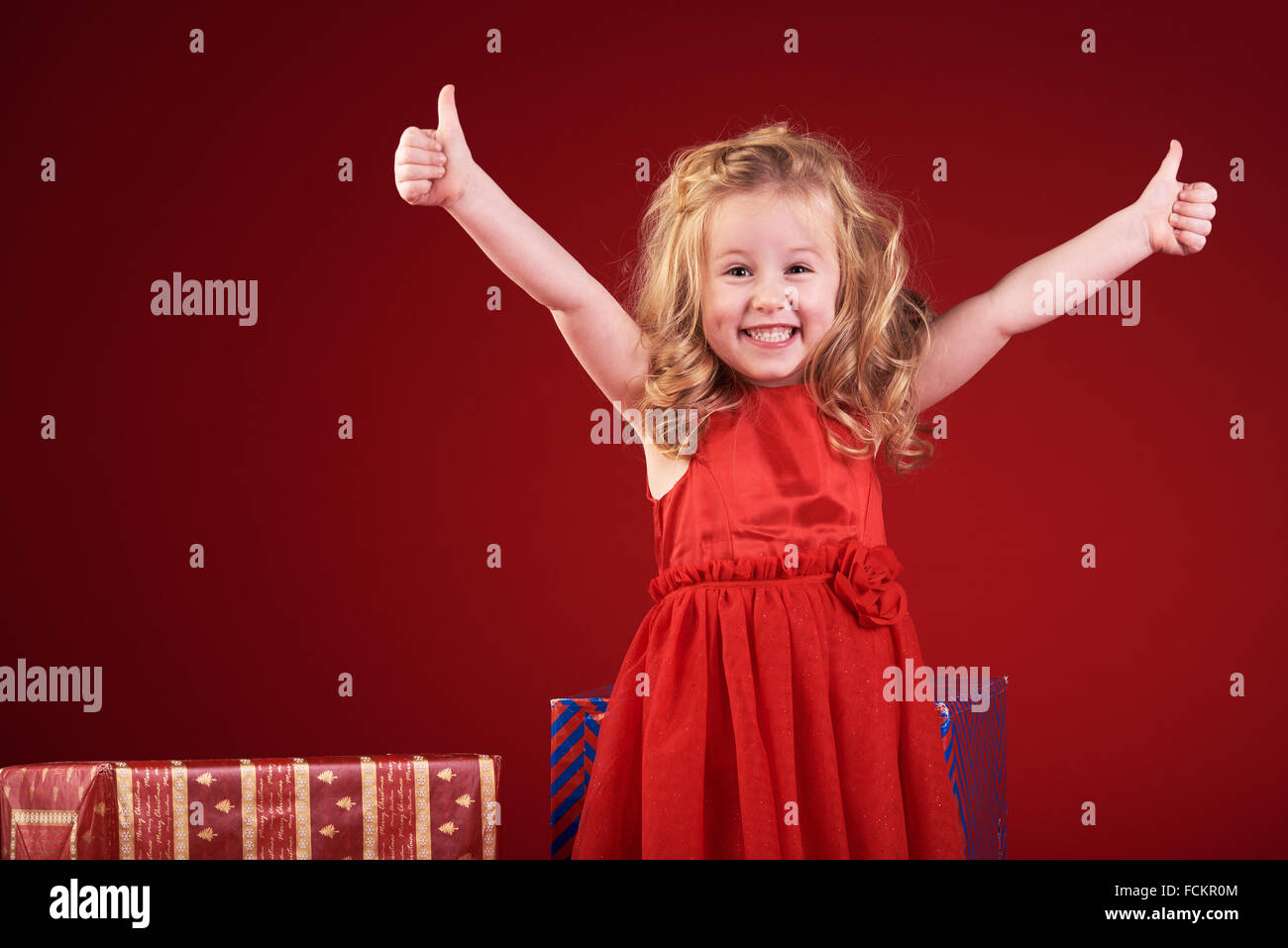 Angelic Little Girl With Blond Wavy Hair Stock Photo 93862852 Alamy