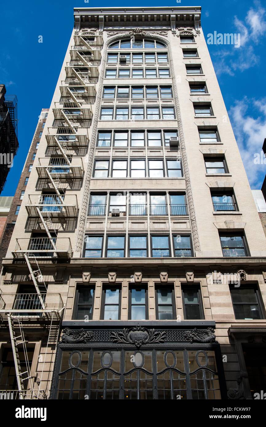 New York, USA. A 100+ year old apartment building near Union Square