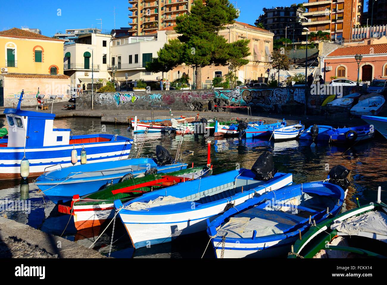 Aci Castello, Province of Catania, Sicily, Italy. Stock Photo