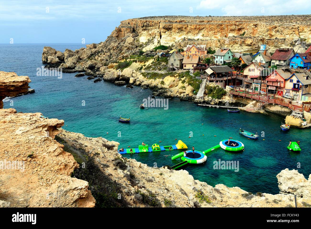 Popeye Village Also Know As Sweethaven Village In Anchor Bay Film Scenery For The Popeye Film By Robert Altmann Mellieha Stock Photo Alamy Popeye Village Also Know As Sweethaven Village In Anchor Bay Film Scenery For The Popeye Film By Robert Altmann Mellieha Stock Photo Alamy