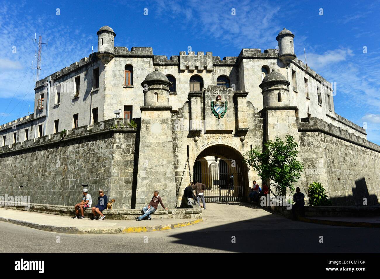 Historic Castle in Old Havana, now used as headquarters for the Police