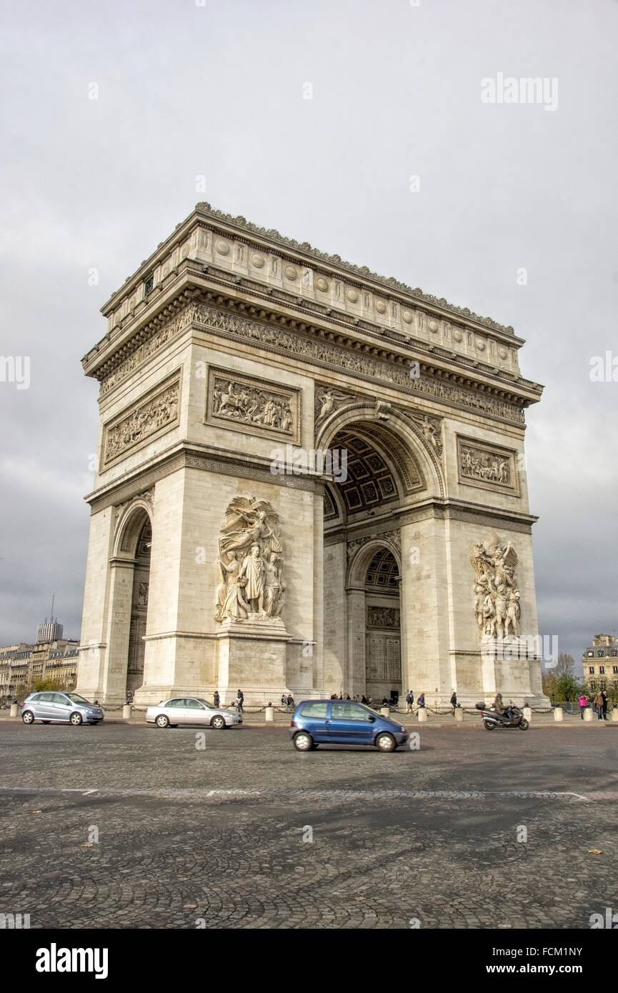 Arc De Triomphe Place Charles De Gaulle Parijs Frankrijk Arc de Triomphe, Place Charles de Gaulle, Paris, France Stock Photo - Alamy