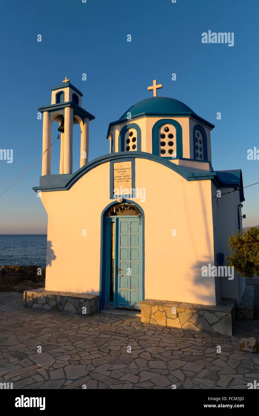 Analipsi Church, Gialiskari beach, Ikaria island, North Aegean islands