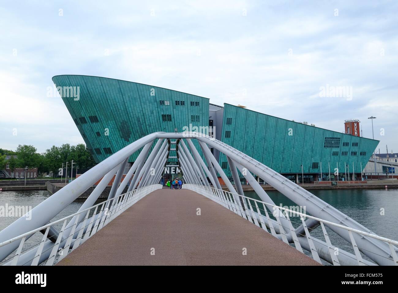 NEMO Science Center, the museum is housed in a ship shape building designed  by Renzo Piano, Amsterdam, The Netherlands, Europe Stock Photo - Alamy