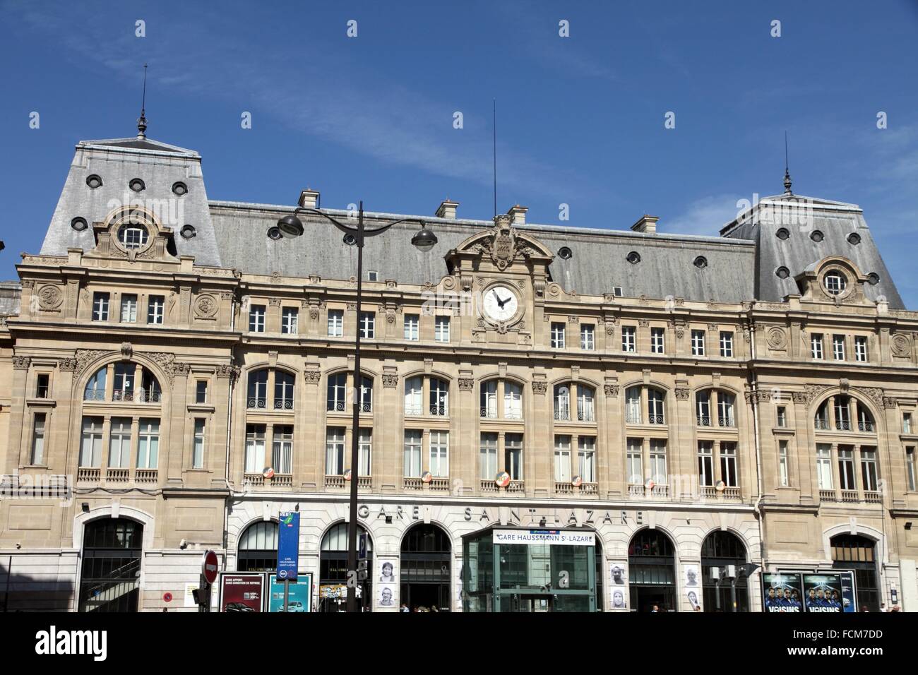 PARIS FRANCESEPTEMBER 8 Gare St Lazare is one of the most famous