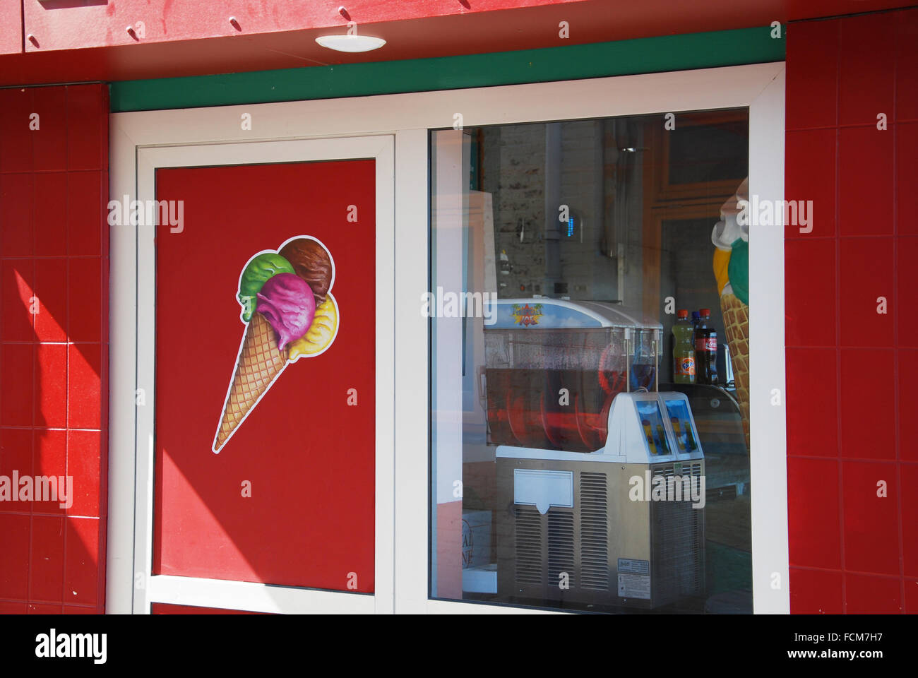 ice cream parlour Noordwijk aan Zee, Netherlands Stock Photo Alamy