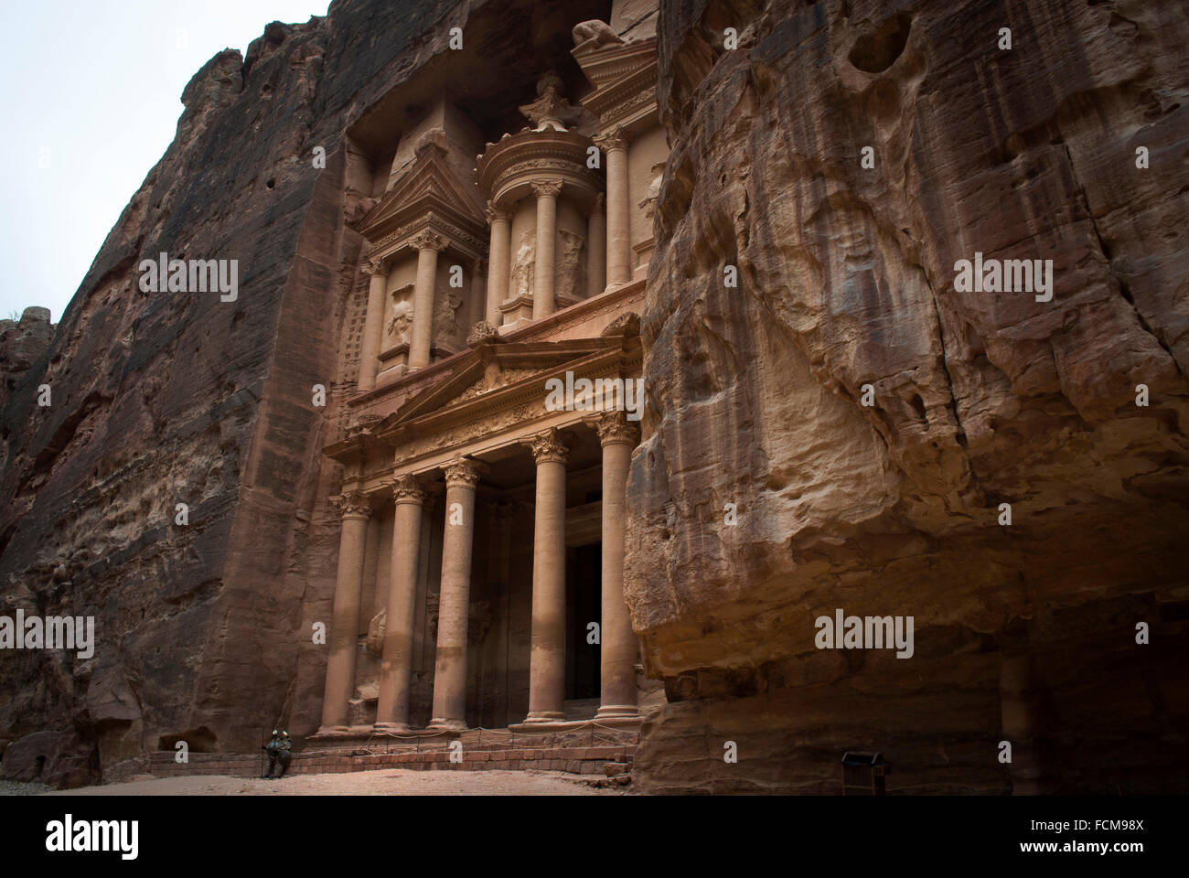Al Khazneh (The Treasury) in Petra, Jordan. Stock Photo