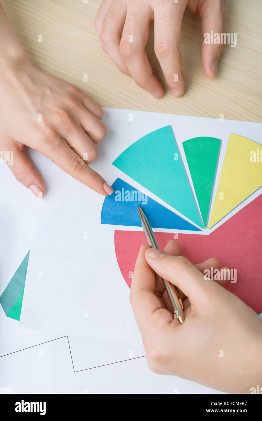 Diligent office worker working together Stock Photo Alamy