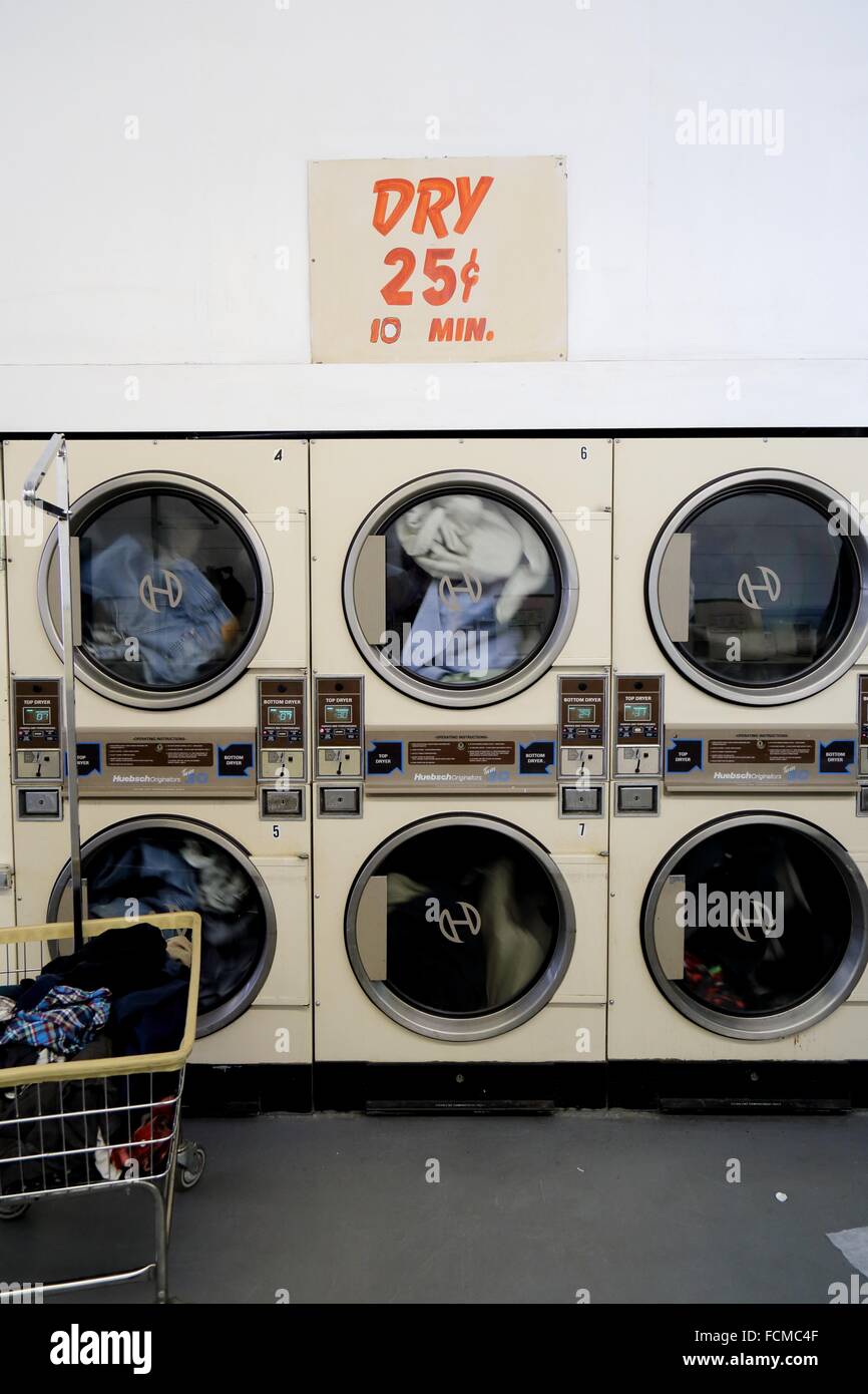 Laundromat interior hires stock photography and images Alamy