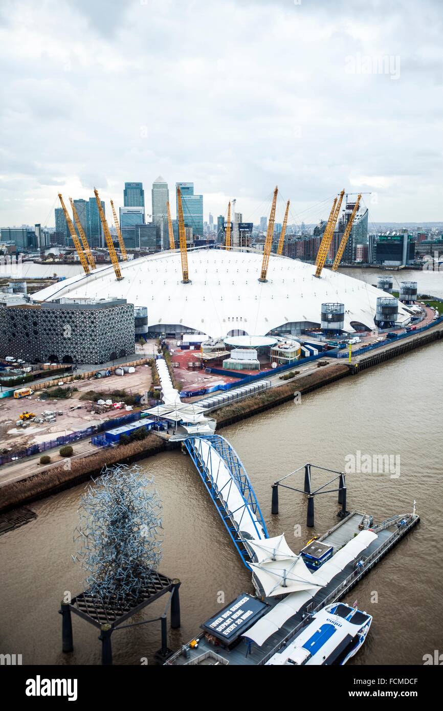 Aerial photo of canary wharf hi-res stock photography and images - Alamy