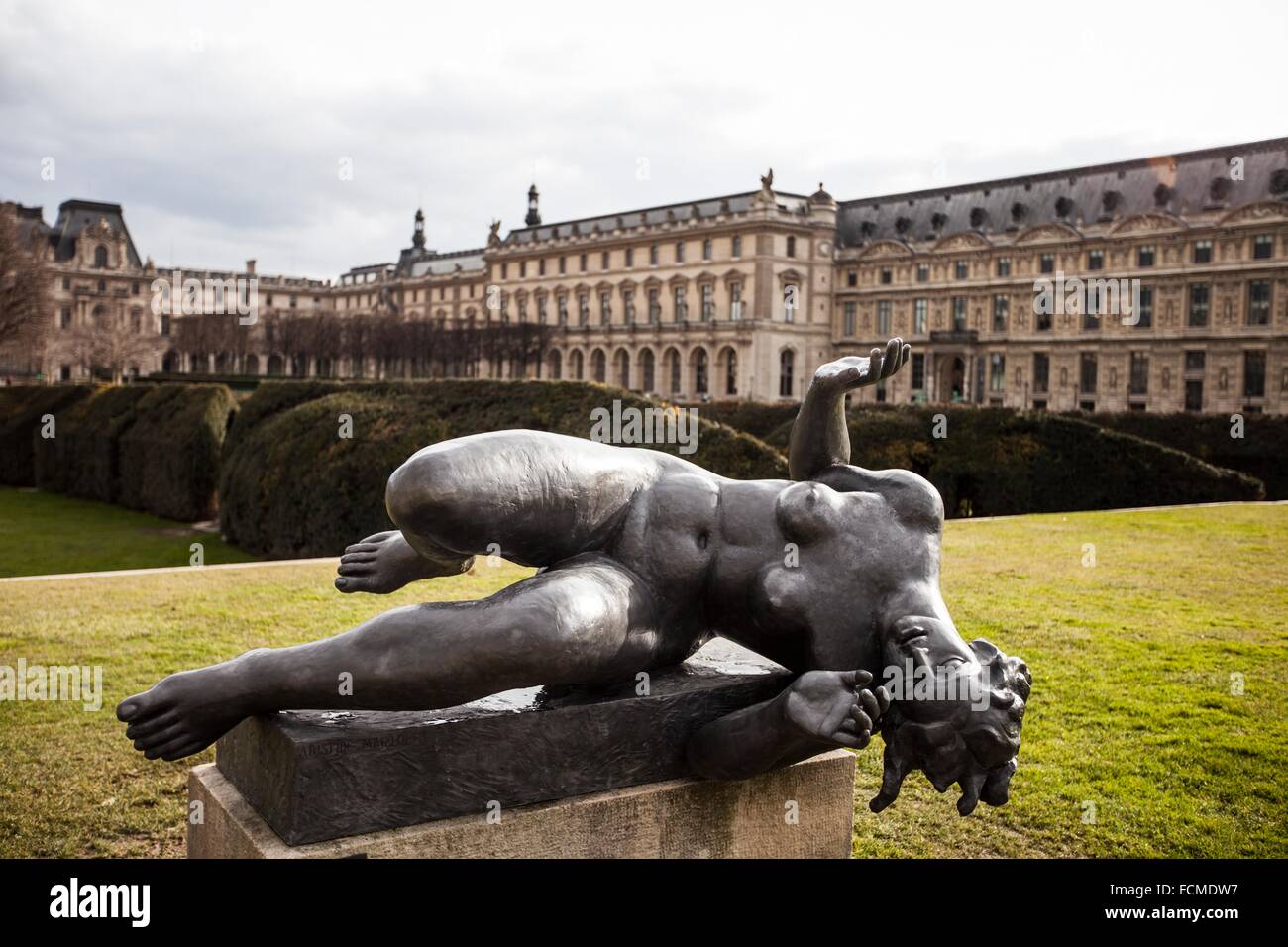 La Riviere' by Maillol, Jardin des Tuileries, Le Louvre Stock Photo Alamy