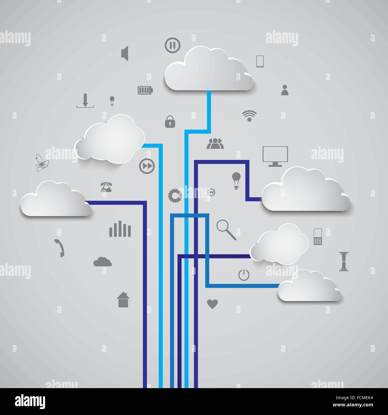 Settings icon flat abstract background hi-res stock photography and ...