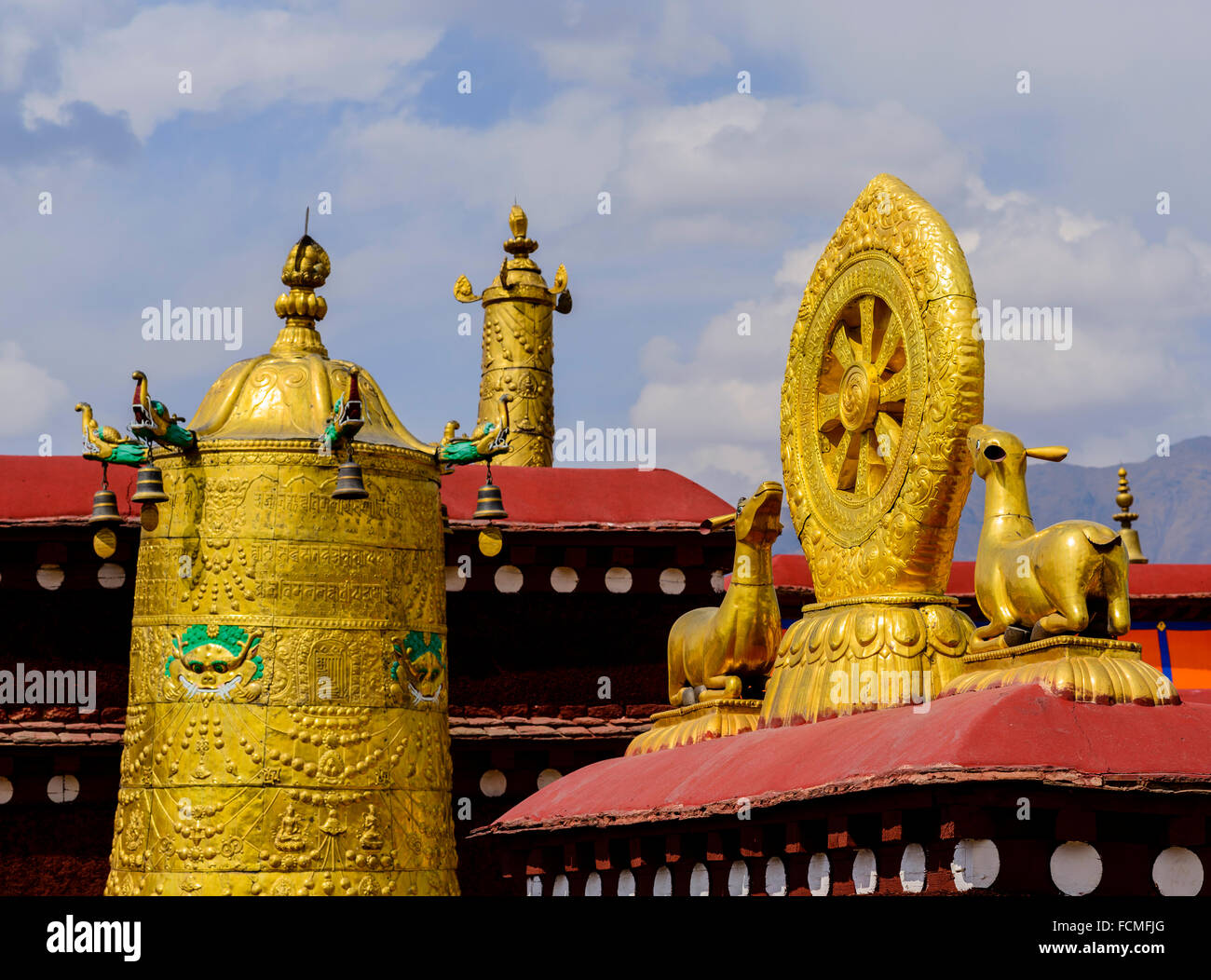 Jokhang temple Stock Photo