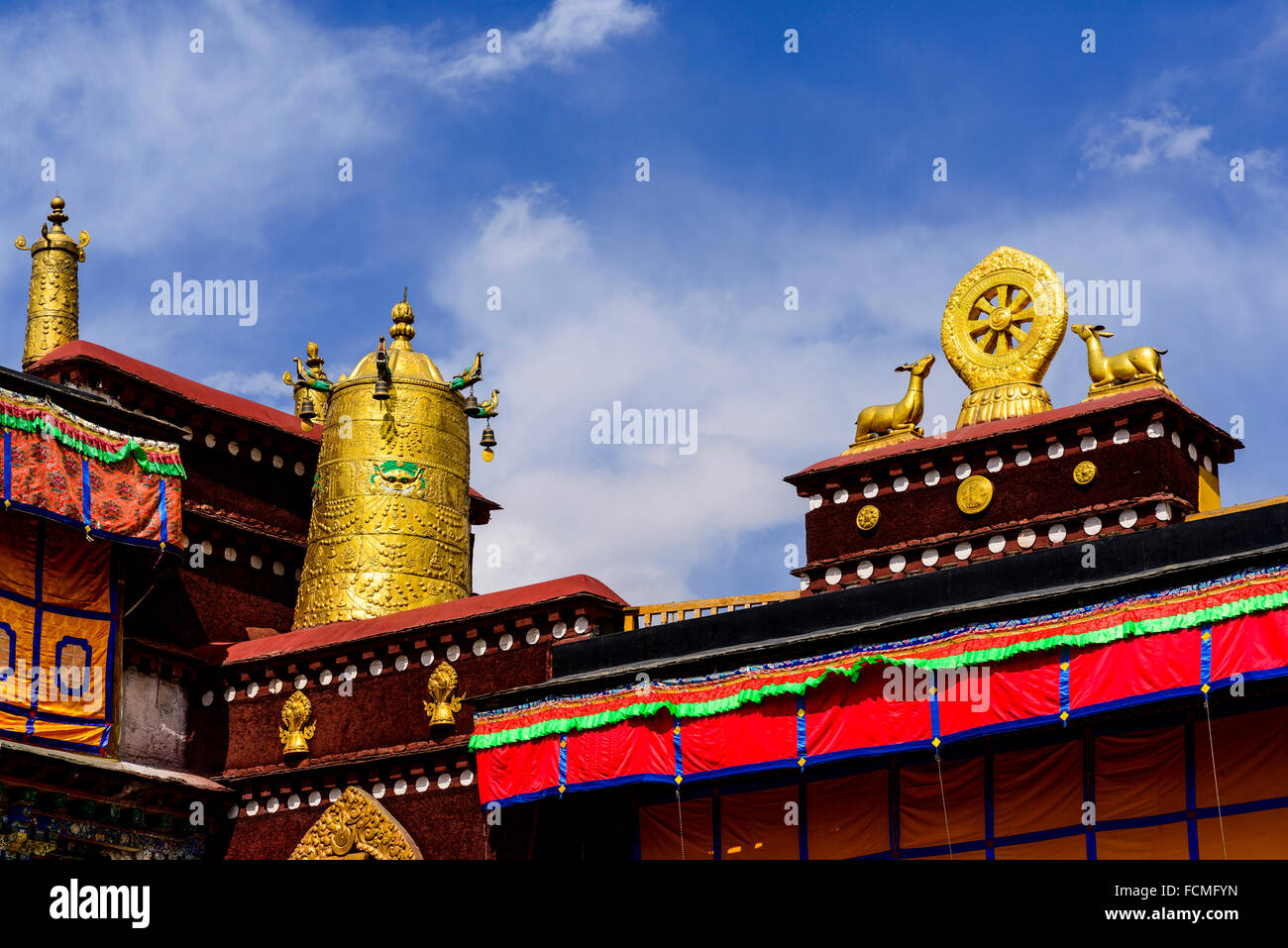 Jokhang temple Stock Photo