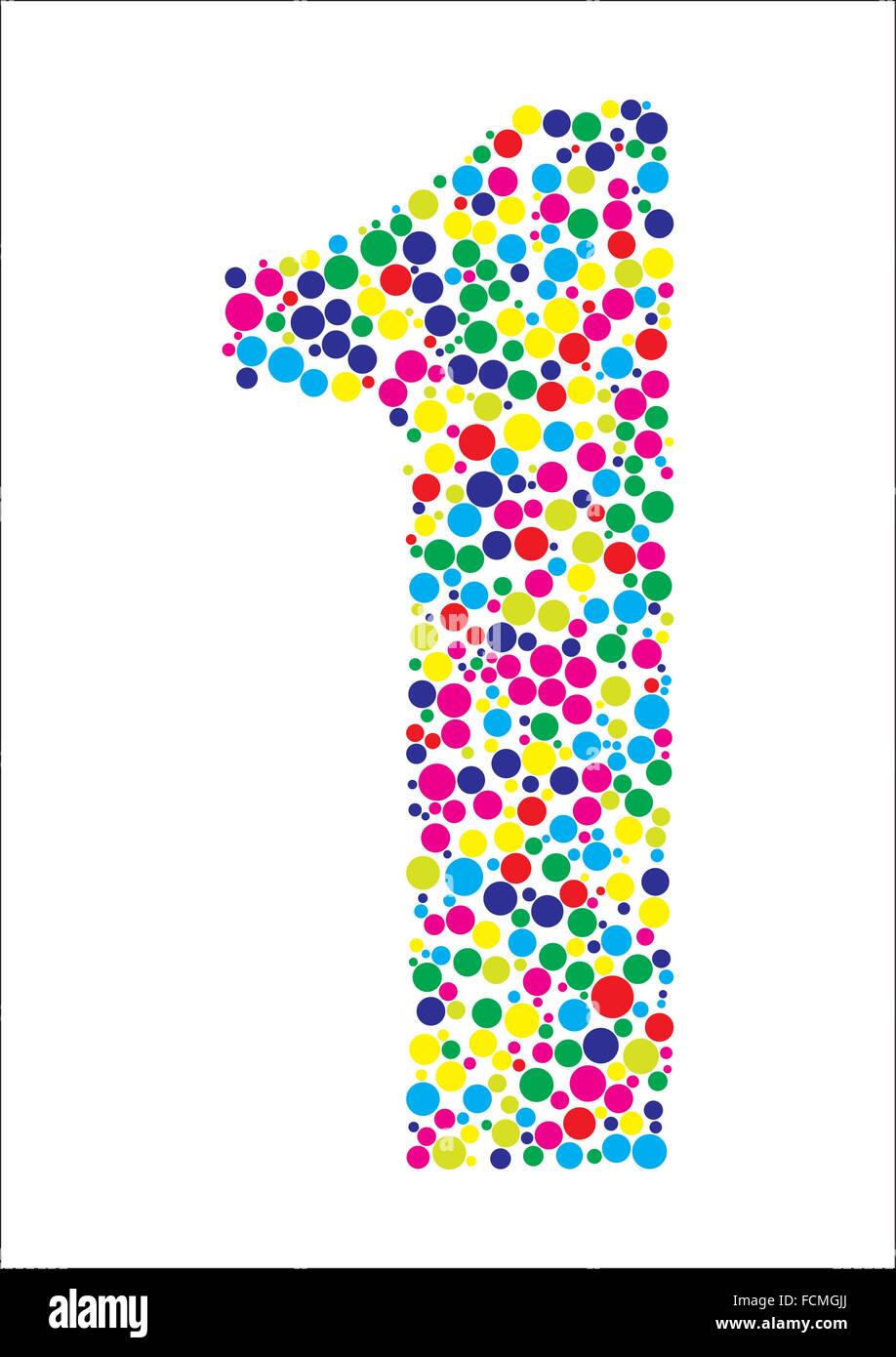 Number one big blue Stock Vector Images Alamy