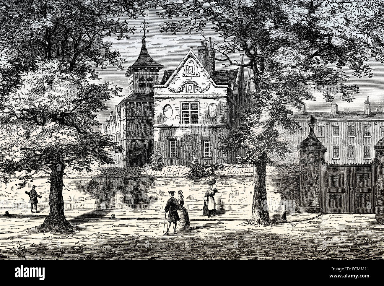 St Marylebone Church of England School, 1780, London, England Stock Photo